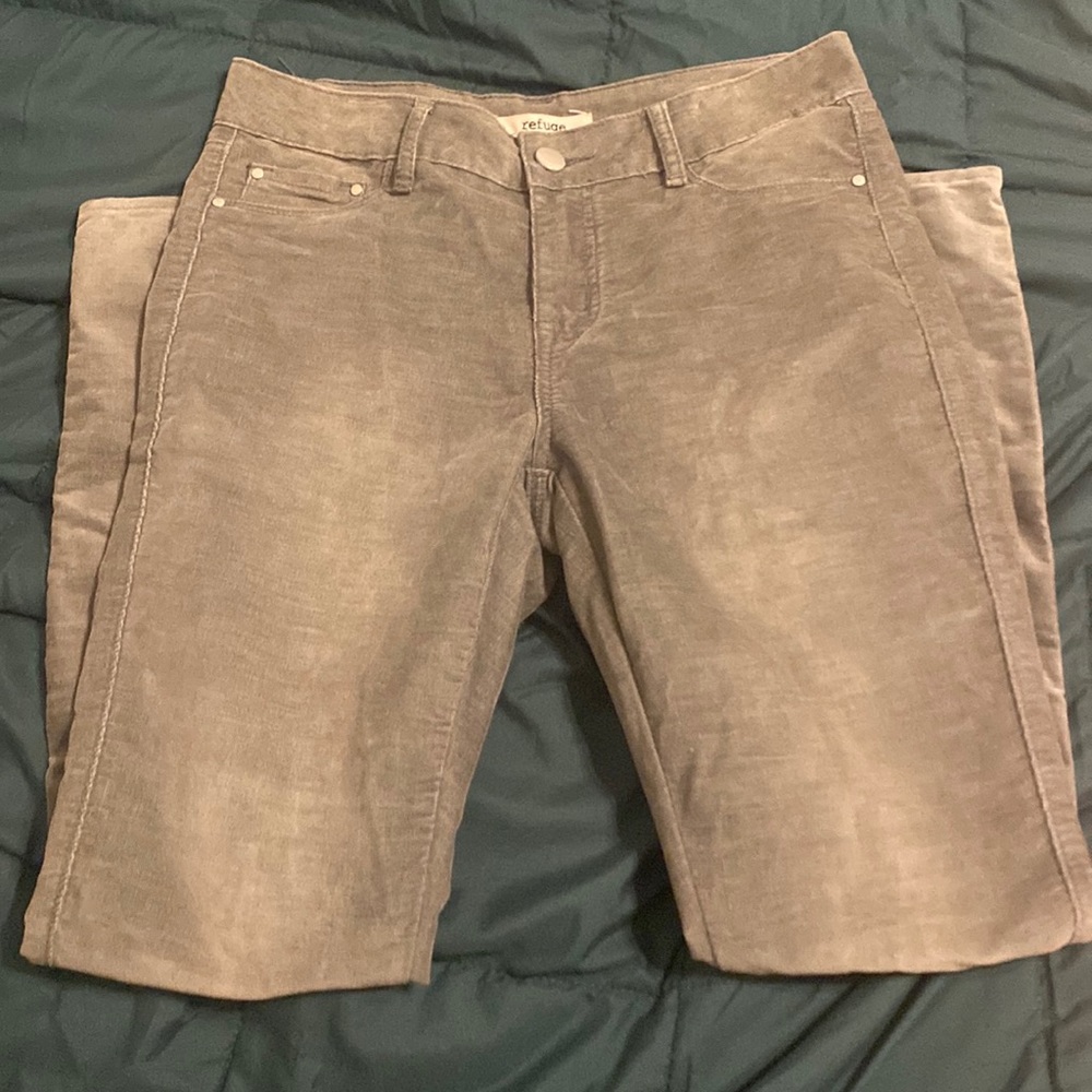 Corduroy green jeans